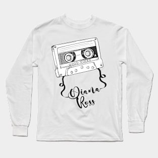 Good Vibes Diana Ross // Retro Ribbon Cassette Long Sleeve T-Shirt